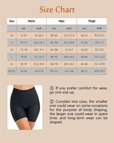Buensam Shapewear Tummy Control, Mid-Waist Seamless Shapewear Shorts Body Shaper Shorts for Women Thigh Slimmer, Black in Saudi Arabia