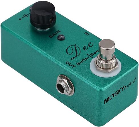 ERYUE Dec Buffer Booster تأثير الجيتار الكهربائي دواسة تأثير فردي صغير مع دفعة نظيفة تجاوز حقيقي in Kuwait
