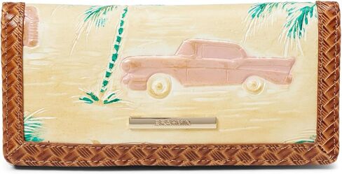 Brahmin Women's Ady Wallet, Honey Brown Copa Cabana in Kuwait