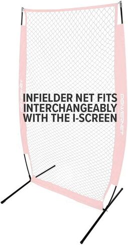PowerNet Infielder Training Net for Baseball Softball Drills (NET ONLY) Replacement | Heavy Duty Knotless | Durable PU Coated Polyester | Double Stitched Seams for Extra Strength in Saudi Arabia