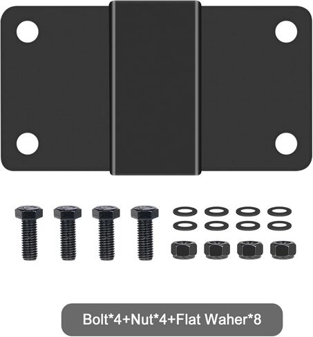 مسمار على وصلة الاستقبال لدلو الجرار 2 بوصة مع فتحة مركزية 5/8 بوصة فئة 3 أقصى قدرة سحب 6000 رطل تعمل بشكل جيد لدلو الجرار، RV، UTV، الشاحنة، أسود in Kuwait