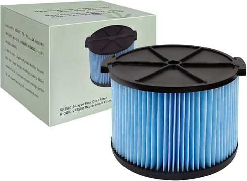 VF3500 26643 3-Layer Fine Filter for 3-4.5 Gallon Wet Dry Vac WD3050 WD4050 WD4070 WD4522 4000RV, 4500RV. Half Height in Saudi Arabia