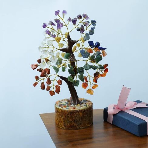 Chakra Tree of Life, Money Trees, Spiritual Gifts, Office Decor for Women Desk, Artificial Bonsai Tree, Gemstones and Crystals, Crystal Trees, Hippie Crystals, 7 Chakras Decor, Stone Bonsai Tree in Saudi Arabia