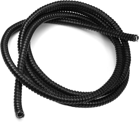 Fielect Flexible Metal Conduit Φ10 Corrugated Tubing Wire Conduit Pipe Tubes Wire Loom Tubing Steel Conduit Flexible Cover,2 Meter in Saudi Arabia