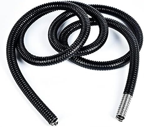 Fielect Flexible Metal Conduit Φ10 Corrugated Tubing Wire Conduit Pipe Tubes Wire Loom Tubing Steel Conduit Flexible Cover,2 Meter in Saudi Arabia