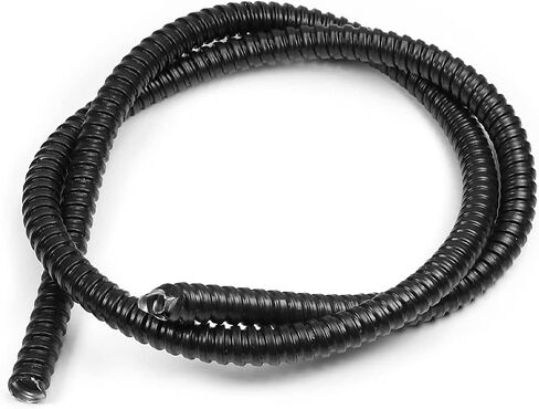 Fielect Flexible Metal Conduit Φ10 Corrugated Tubing Wire Conduit Pipe Tubes Wire Loom Tubing Steel Conduit Flexible Cover,2 Meter in Saudi Arabia