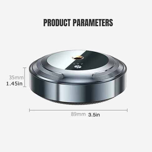 Car Diffusers for Essential Oils USB Smart Car Diffuser Air Freshener Ultrasonic Mist Car Scent Diffuser Mini Wireless Humidifier for Car,B in Saudi Arabia