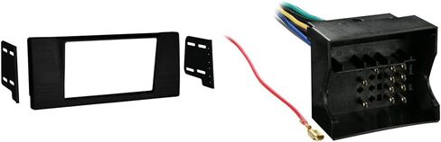 Metra 95-9307B Dash Kit لسيارة BMW 5-Series 1997-2003 Double DIN، أسود in Saudi Arabia