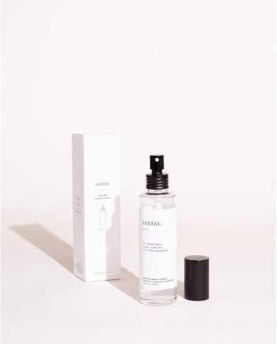 Brooklyn Candle Studio Santal Room Mist - Long Lasting Fragrance Spray for Body & Linens, Air Freshener for Bathroom & Bedroom, Clean Ingredients in Saudi Arabia