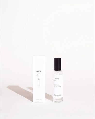Brooklyn Candle Studio Santal Room Mist - Long Lasting Fragrance Spray for Body & Linens, Air Freshener for Bathroom & Bedroom, Clean Ingredients in Saudi Arabia