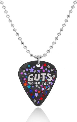 قلادة Tuklye Olivia Guts، قلادة Olivia Guts World Tour Merch هدية اختيار الجيتار، ملابس حفلات Oliva للنساء والفتيات in Kuwait