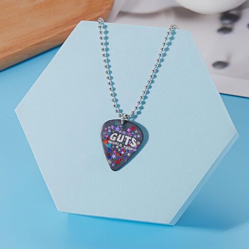 قلادة Tuklye Olivia Guts، قلادة Olivia Guts World Tour Merch هدية اختيار الجيتار، ملابس حفلات Oliva للنساء والفتيات in Kuwait