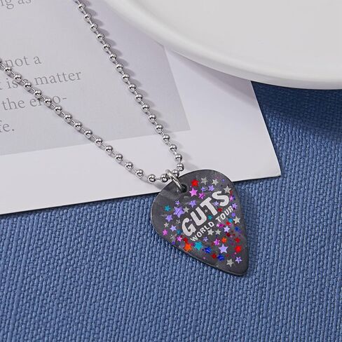 قلادة Tuklye Olivia Guts، قلادة Olivia Guts World Tour Merch هدية اختيار الجيتار، ملابس حفلات Oliva للنساء والفتيات in Kuwait