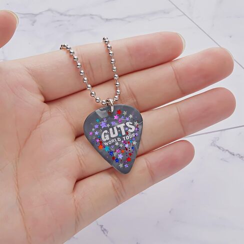 قلادة Tuklye Olivia Guts، قلادة Olivia Guts World Tour Merch هدية اختيار الجيتار، ملابس حفلات Oliva للنساء والفتيات in Kuwait