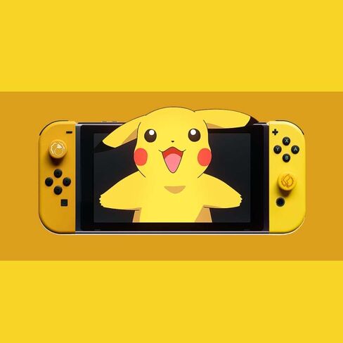 مجموعة قبضة الإبهام اللطيفة | 4 قطع من أغطية عصا التحكم بنمط Kawaii متوافقة مع وحدة تحكم نينتندو سويتش/OLED/Lite | غطاء زر غطاء عصا تناظرية من السيليكون الناعم من أمين لوحدة تحكم NS Joy-con (B) in Saudi Arabia