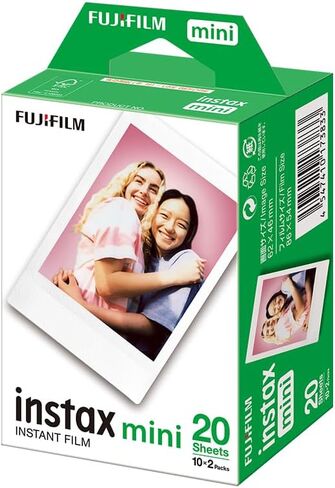 حزمة مزدوجة من فيلم Fujifilm INSTAX Mini Instant Film (أبيض) - الإصدار العالمي in Kuwait