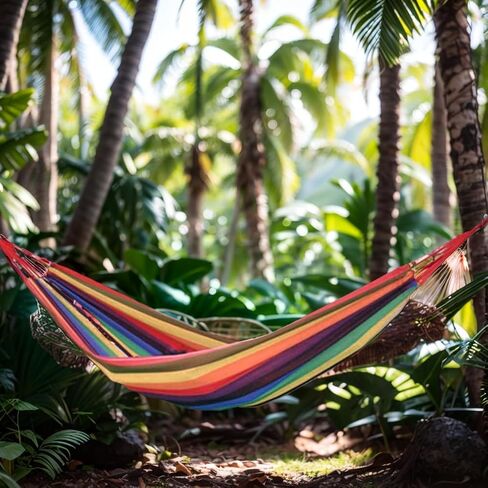 Portable Breathable Hammock Suitable for Children and Adults - an Outdoor Hammock Convenient for Leisure and Travel, with a Length of 2 Meters in Saudi Arabia