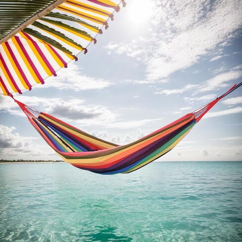 Portable Breathable Hammock Suitable for Children and Adults - an Outdoor Hammock Convenient for Leisure and Travel, with a Length of 2 Meters in Saudi Arabia