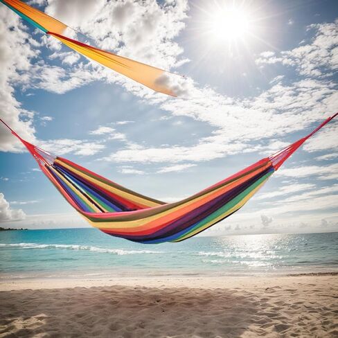 Portable Breathable Hammock Suitable for Children and Adults - an Outdoor Hammock Convenient for Leisure and Travel, with a Length of 2 Meters in Saudi Arabia