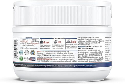 KAPPA NUTRITION Collagen Complex - Type I, II, III, V, X, Grass Fed, Non-GMO, 30 Servings in Kuwait