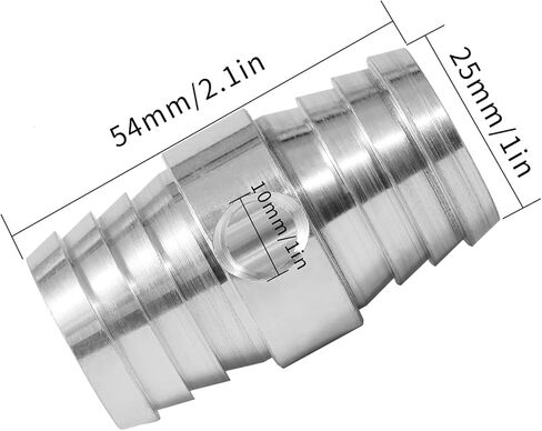 بلاكسنس 1-1/8" إلى 1-1/8" OD. وصلة توصيل خرطوم الرادياتير مناسبة مع أنبوب منفذ جانبي NPT مقاس 1/8 بوصة من النحاس، ومحول علوي مخفض متوافق مع LS Swap Steam/Coolant Crossover Splice in Kuwait