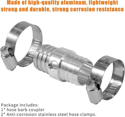 بلاكسنس 1-1/8" إلى 1-1/8" OD. وصلة توصيل خرطوم الرادياتير مناسبة مع أنبوب منفذ جانبي NPT مقاس 1/8 بوصة من النحاس، ومحول علوي مخفض متوافق مع LS Swap Steam/Coolant Crossover Splice in Kuwait