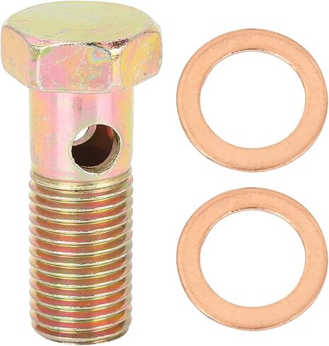 X AUTOHAUX M14x1.5mm متري الموضوع مسامير البانجو محول تركيب الفرامل مع 2 قطعة M14 غسالات in Saudi Arabia