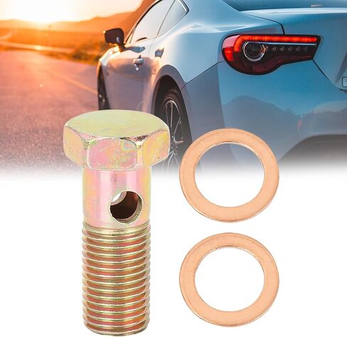 X AUTOHAUX M14x1.5mm متري الموضوع مسامير البانجو محول تركيب الفرامل مع 2 قطعة M14 غسالات in Saudi Arabia