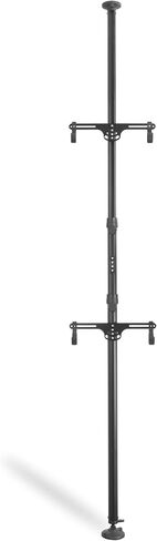 BIKEHAND Floor to Ceiling 2 Bike Storage Stand - Dual Hanger Gravity Hook Parking Rack Pole Stand for Storing Bicycles in Garages or Apartments - Height up to 10'10" in Saudi Arabia