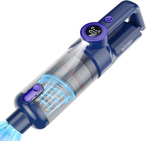 Cyclone Handheld Vacuum Cordless, 17000PA Strong Suction Car Vacuum with Brushless Motor, 30 Mins Runtime, Support QC3.0 Fast Charge, 1.4lbs Lightweight Hand Vacuum for Car, Pet and Home Cleaning in Kuwait