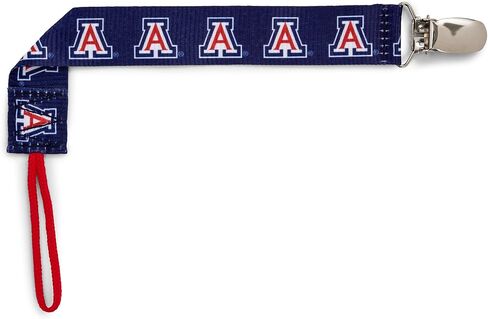 BooginHead Baby Newborn PaciGrip Pacifier Clip, Holder, Toy, Teether, Soothie, Universal Loop, Officially Licensed Collegiate University of Arizona, UofA in Saudi Arabia
