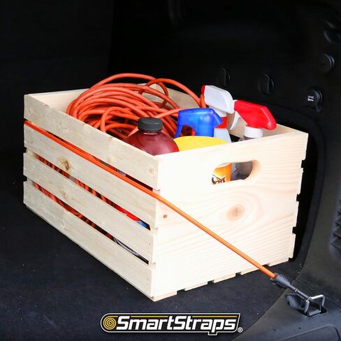 حبل بنجي قابل للتعديل من SmartStraps، ألوان متنوعة، 10 عبوات - تتضمن اثنين مقاس 12 بوصة، واثنتان مقاس 24 بوصة، وواحدة مقاس 36 بوصة، وواحدة مقاس 48 بوصة، وأربعة حبال بنجي صغيرة - مثالية لتأمين الأمتعة وعلب الغاز ومبردات المركبات in Kuwait