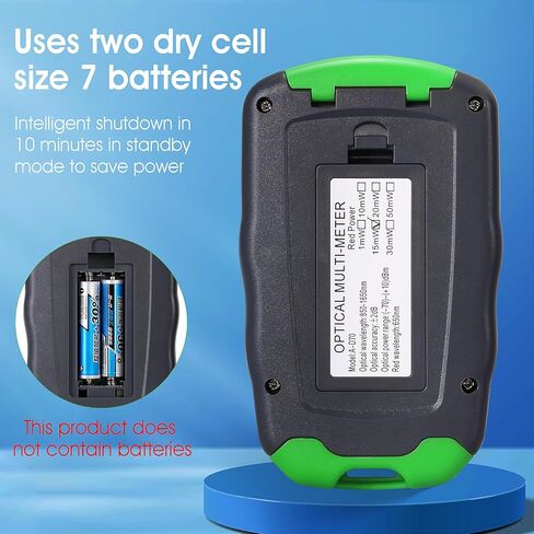 مقياس الطاقة الضوئية 4 في 1 A-D70 -70~+10 ديسيبل في الدقيقة محدد موقع الأخطاء البصري المدمج بقدرة 15 ميجاوات مع اختبار شبكة RJ45 ومقياس طاقة الألياف الضوئية LED وواجهة SC/FC/ST مع محول أنثى LC (OPM&VFL) in Kuwait