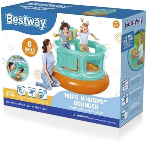 Bestway - Up in & Over™ Hops 'N Hoops Bouncer in Saudi Arabia
