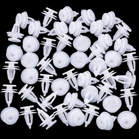 Rexka 50pcs Door Trim Panel Retainer Clip Fastener 6504014 Compatible with Jeep Chrysler Dodge Wrangler Cherokee Grand Cherokee PT Cruiser Town & Country Caravan Grand Caravan Intrepid Trucks in Saudi Arabia