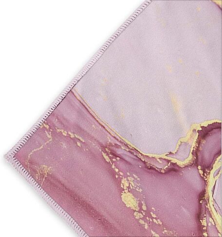 PRUKIVRA منشفة يوجا غير قابلة للانزلاق مع زوايا مناسبة للمرساة، حجم السجادة، ماصة للعرق، منشفة يوجا ساخنة من الألياف الدقيقة للنساء والرجال، 71 بوصة طول × 26 بوصة عرض، رخام وردي in Kuwait