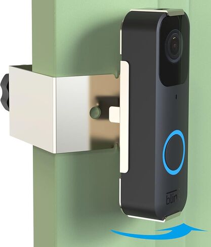 Blink Doorbell Mount(2nd Gen, 2022 Sept release),VMEI Anti-Theft Metal Mount for New Blink Doorbell,Can Be Adjusted Horizontally from 0 to 30°,No Drill, Not Need Any Screw-(304 Stainless Steel) in Saudi Arabia