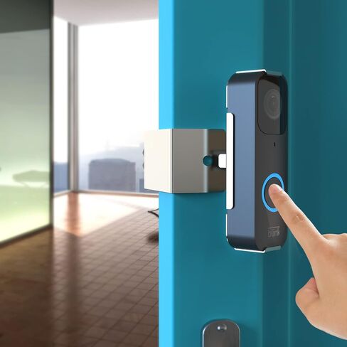 Blink Doorbell Mount(2nd Gen, 2022 Sept release),VMEI Anti-Theft Metal Mount for New Blink Doorbell,Can Be Adjusted Horizontally from 0 to 30°,No Drill, Not Need Any Screw-(304 Stainless Steel) in Saudi Arabia