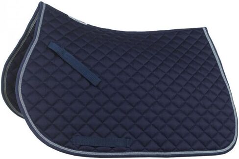 HORZE Chooze Soft Quilted Padded Lightweight All Purpose Saddle Pad for Horses - Black - Horse in Saudi Arabia