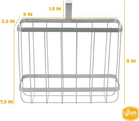 حامل صحف YBM Home 2219vc Ybmhomes Over The Tank، كروم in Kuwait