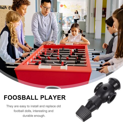 Homoyoyo 4pcs Foosball Men Replacement, Football Players Parts Foosball Man Table Player Football Machine Accessories in Saudi Arabia