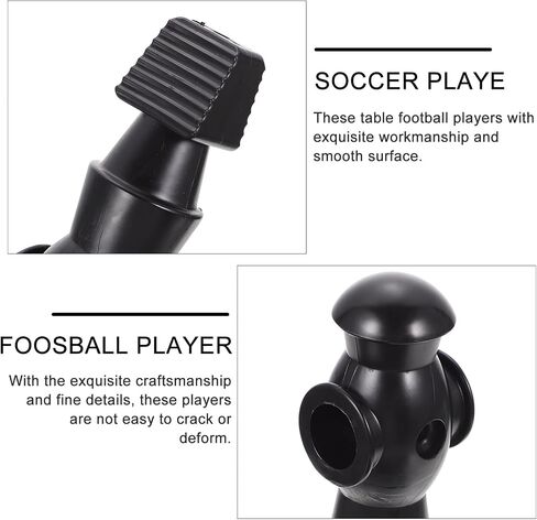 Homoyoyo 4pcs Foosball Men Replacement, Football Players Parts Foosball Man Table Player Football Machine Accessories in Saudi Arabia