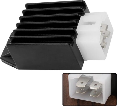 RUTU 12V 4-pin Voltage Regulator Rectifier for ATA-110 DATA135 125 Roketa Kazuma Meerkat 50cc Falcon 90cc ATV Quad in Saudi Arabia