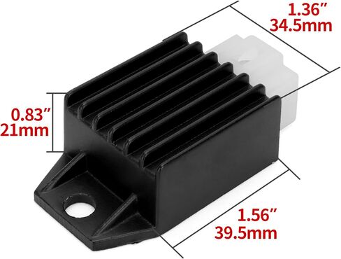 RUTU 12V 4-pin Voltage Regulator Rectifier for ATA-110 DATA135 125 Roketa Kazuma Meerkat 50cc Falcon 90cc ATV Quad in Saudi Arabia