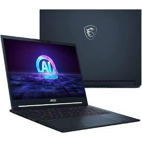 EXCaliberPC [2025] MSI Stealth 14 AI Studio A1VFG-068US (Intel Core Ultra 7 155H، ذاكرة الوصول العشوائي DDR5 سعة 16 جيجابايت، 1 تيرابايت NVMe SSD، NVIDIA GeForce RTX 4060، 14 بوصة FHD + 165 هرتز، Windows 11) كمبيوتر محمول للألعاب in Kuwait