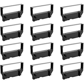 Bigger 12-Pack Replacement for Star SP200 Black Ribbon Used with Star RC200br NK501 T77 SP500 SP-298 SP-500 SP-512mc SP-512md POS Printer in Saudi Arabia