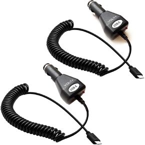 Fast 20Watt (2Pack) Quick Car Charger Compatible with T-Mobile Revvl 5G Plus Full Heavy Duty 3Amp Original - Vehicle Verified, UL, Verified! in Saudi Arabia