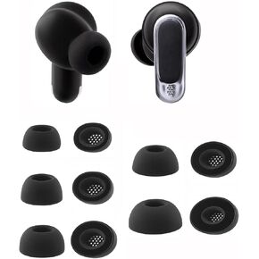 Eartips Compatible with JBL Tour Pro 3 Earbuds, 5 Pairs XS/S/M/L/XL Sizes Soft Silicone Ear Tips Replacement Earbuds Tips, Compatible with JBL Tour Pro 3 5 Pairs Black in Saudi Arabia