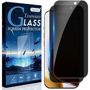 Privacy Screen Protector for iPhone 16 Pro Tempered Glass 2 Pack in Kuwait