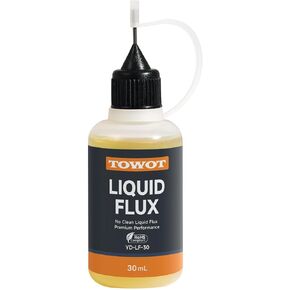 TOWOT Liquid Solder Flux, 30ml No-Clean RMA Rosin Flux with Precision Dropper, Lead-Free Soldering Flux for Electronics, PCB Repair, Circuit Boards and DIY Projects in Saudi Arabia